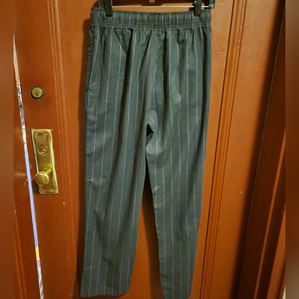 Goodfellow Elastic Waistband Gray Stripes Pajama Pants SZ Small - Picture 5 of 13